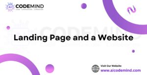 Landing Page and a Website